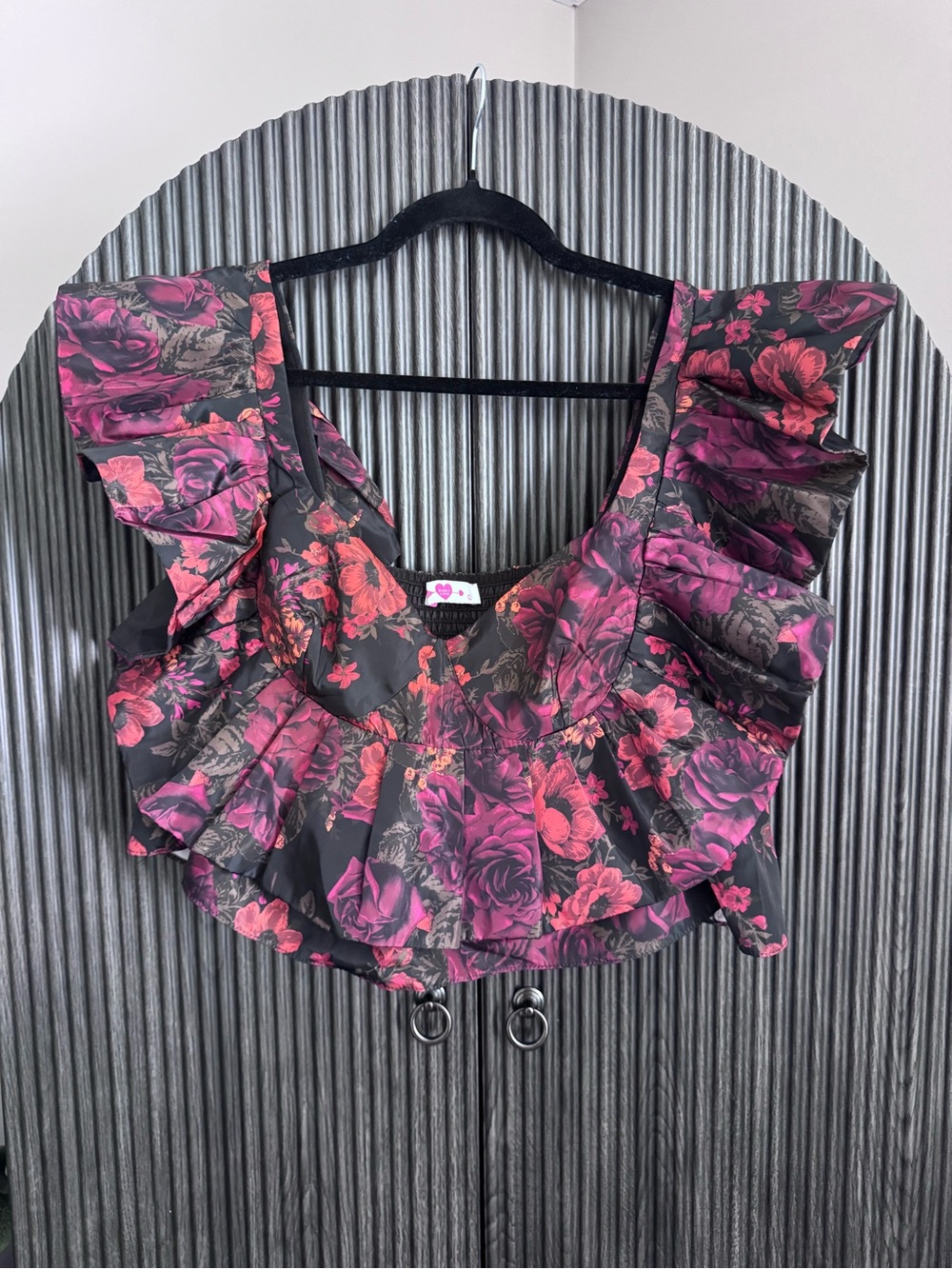 Buddy Love Ruffle Crop Top